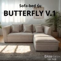 ราคา Enzo Calvinโซฟาเบด รุ่น Butterfly v.1 L-shape 270ซม. หุ้มผ้า *ปรับขนาดได้ (12773210)