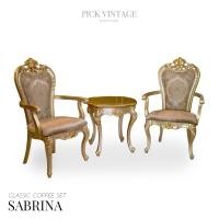 ราคา SABRINA Classic Coffee Set ชุดโต๊ะน้ำชาสไตล์หลุยส์ รุ่น ซาบริน่า กรุงเทพ&ปริมณฑล (12767267)