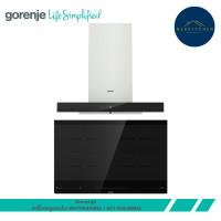 ราคา Gorenje เครื่องดูดควัน WHT94XGB + เตาไฟฟ้าอินดักชั่น IS846BG (12771027)
