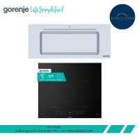 ราคา Gorenje เครื่องดูดควันฝังใต้ตู้ WHU52-TH + เตาไฟฟ้าอินดักชั่น GI6432BSCWF (12771057)