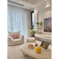 ราคา Morningdewhomey.bkk โซฟา1ที่นั่ง โซฟานั่งสบาย หนังนุ่ม ทรงบีนแบ็ก มินิมอล เคลื่อนย้า สีขาว+ที่วางเท้า (12764121)