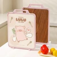 ราคา เขียงน่ารัก LuLu The Piggy หมูลูลู่ Cutting Board เขียงหั่นผัก หั่นผลไม้ เขียงรองหั่น ของขวัญ 60067 LuLu Market (12774633)