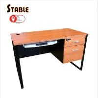 ราคา Decent โต๊ะคอมพิวเตอร์ขาเหล็ก กุญแจล๊อกรหัส ขนาด 1.20 ม. ขาดำ-หน้าโต๊ะเชอรี่ (12789909)