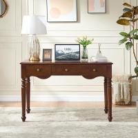 ราคา FairyHouse โต๊ะทำงานมินิมอล TB25-08 โต๊ะอ่านหนังสือ โต๊ะผู้บริหาร สไตล์วินเทจ เฉพาะโต๊ะ120ซม โอ๊ค (12783584)