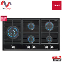ราคา (Teka) เตาแก๊สผิวกระจกเซรามิก 5 หัวเตา พร้อมฟังก์ชั่น ExactFlame รุ่น GZC 95320 XBN (12779858)