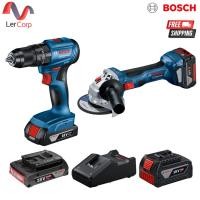 ราคา (Bosch PT) ชุดคอมโบ GSB 185-Li + GWS 180 + แบตเตอรี่ GBA 18V 2.0Ah + GBA 18V 4.0Ah + GAL 18V-40 Professional (12796850)