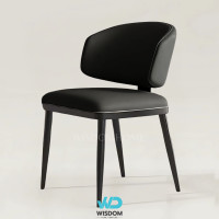 ราคา Wisdom Home เก้าอี้ทานอาหาร Dining Chair รุ่น Sleek ดำ สีดำ (12774172)