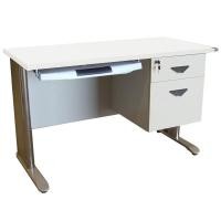 ราคา Decent SL-121/ SL-151-60/ SL-151-75 โต๊ะคอมพิวเตอร์ขาโครเมี่ยม ขนาด 120/(150-60)/(150-75) WHITE,150 x 60 x 75 (12789850)