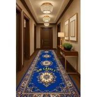 ราคา RM CARPET พรมเปอร์เซีย พรมหลุยส์ลายดอกไม้ ALMAYA สีฟ้า ขนาด ยาว 10 ม. 1x10 ม. (12756649)