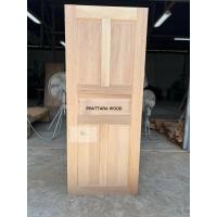 ราคา ประตูไม้เนื้อแข็ง ฟัก 5 ช่อง ขอบบาน 5 " 90cm x 200cm ไม้เนื้อแข็ง (12791538)