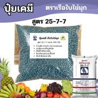 ราคา แหลมทอง3 ปุ๋ยเคมี 25-7-7 (500กรัม) ปุ๋ยสูตร เรือใบไข่มุก บำรุงต้น บำรุงใบ เร่งการแตกยอด กระตุ้นการเจริญเติบโต (12770703)