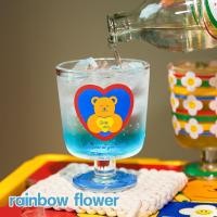 ราคา แก้วน้ำ Rainbow Flower & Lucky Bear แก้วลายดอกไม้ยิ้ม แก้วลายน้องหมี น่ารัก ใส่เครื่องดื่ม ดีไซน์เก๋ Lucky Bear (12772150)