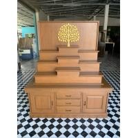 ราคา ลอร่า เฟอร์นิเจอร์ไม้สัก โต๊ะหมู่โมเดิร์นไม้สักทอง ใบโพธิ์ สีสักทอง (12772631)