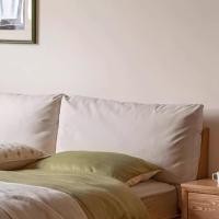 ราคา HARU HOME เตียงนอนไม้โอ๊ค มีเบาะ BE016 5 ฟุต เทาอ่อน (12787223)