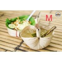 ราคา Jaak trang ติหมา (1 ใบ) ใบจาก ใบตาล แก้วน้ำย่อยสลายธรรมชาติ ไซส์ s/m m 22 ออนซ์ (12762411)