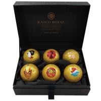 ราคา KASCO Royal 3 Golf ball ลูกกอล์ฟสีทองพรีเมียม 1 Box 6 ball (12762260)