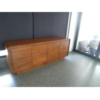 ราคา ลอร่า เฟอร์นิเจอร์ไม้สัก ชั้นวางทีวีโมเดิร์น 8 ลิ้นชัก สีสักทองน้ำผึ้ง (12772720)