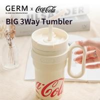 ราคา GERM x COCA COLA กระติกน้ำสูญญากาศ 25oz เก็บความเย็น เก็บความร้อน เก็บอุณหภูมิ กระบอกน้ำ Tumbler with StrawGE-CK23AW-B63 White (12788269)