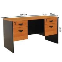 ราคา Decent โต๊ะทำงานผู้บริหาร (ST 150 A 75-2 / ST 150 A 60-2) 150X60X75 (12789830)