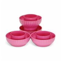 ราคา Bigone ถ้วยรองขาตู้ (แพ็ค 4 ชิ้น) ที่รองขาโต๊ะ กันมด กันแมลงคลาน รุ่น 1163 รองขาตู้ 290-ชมพู (12767125)