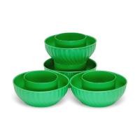 ราคา Bigone ถ้วยรองขาตู้ (แพ็ค 4 ชิ้น) ที่รองขาโต๊ะ กันมด กันแมลงคลาน รุ่น 1163 รองขาตู้ 290-เขียว (12767126)