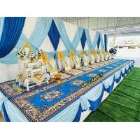 ราคา RM CARPET พรมเปอร์เซีย พรมหลุยส์ลายดอกไม้ ALMAYA สีฟ้า ขนาด ยาว 10 ม. 2x10 ม. (12756652)