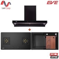 ราคา (Eve) เตาแก๊ส 2 หัว HB78-2BBTABG + เครื่องดูดควัน MAXIMUS-90 + ซิงค์หินแกรนิตสังเคราะห์ PHILIP 800520 BLACK (12782342)