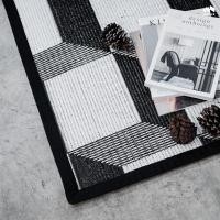 ราคา Mat-er เสื่อแทนพรม ลาย Tiles 3D (Black and White) Size S 90x200cm (12780140)