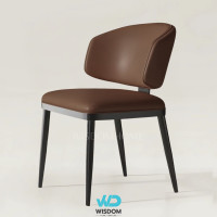 ราคา Wisdom Home เก้าอี้ทานอาหาร Dining Chair รุ่น Sleek ดำ สีน้ำตาล (12774176)