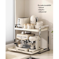 ราคา MM SHOP ชั้นคร่อมไมโครเวฟ ชั้นวางหม้อหุงข้าว ชั้นเสริมห้องครัว วางเครื่องใช้ไฟฟ้า ปรับระดับได้ ดำ-สแตนเลส 32 cm (12797251)