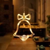ราคา callingbrown Christmas ไฟแขวน ไฟห้อย ติดกระจก ไฟ LED ซานต้า ไฟแขวน เบลล์ (12794303)