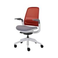 ราคา Modernform Steelcase เก้าอี้ Ergonomic รุ่น Series 1 โครงขาว พนักพิงกลาง ส้มอิฐ (12800298)