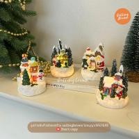 ราคา Callingbrown โคมไฟ santa house คริสต์มาส ของตกแต่งคริสต์มาส โคมไฟ santa house #A (12800823)