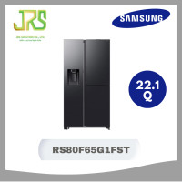 ราคา Samsung ตู้เย็น Side by Side Food Beverage Showcase 22.1 คิว Inverter (สี Black Doi) รุ่น RS80F65G1FST (12801812)