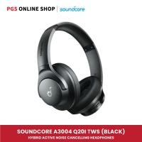 ราคา SoundCore A3004 Q20i TWS Hybrid Active Noise Cancelling Headphones หูฟังไร้สาย บลูทูธ ตัดเสียงรบกวน Black (12767688)