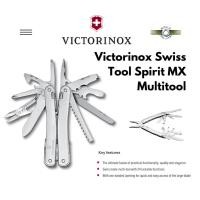 ราคา M.C.L.P. Victorinox Swiss Tool Spirit MX Multitool (Silver) มัลติทูลสีเงิน พร้อมซองไนลอน Normal (12773913)