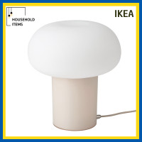 ราคา IKEA(อิเกีย), โคมไฟตั้งโต๊ะ, DEJSA (เดย์ซา) โคมไฟตั้งโต๊ะ, เบจ/แก้วฝ้า แก้ว, 28 ซม., IKEA แท้100% (12795048)