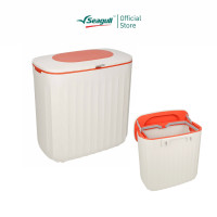 ราคา Seagull ถังขยะพลาสติกแบบแขวน 8 ลิตร (เบจ/ส้ม) Plastic Hanging Bin 8 L (12816820)