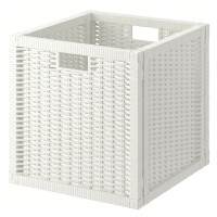 ราคา IKEA ตะกร้า หวายแท้ สีขาว 32x34x32 cm BRANAS RABBLA หวาย สีขาว 32x34x32 (12772490)