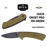 ราคา M.C.L.P. Buck Knives 040 Onset Pro มีดพับ Flipper EDC ใบมีด S45VN ด้าม G10 สีเขียว OD ผลิตใน USA Normal (12773886)