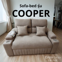 ราคา Enzo Calvinโซฟาเบด รุ่น Cooper I-shape 160ซม. ปรับเอนนอนได้ หุ้มผ้า *ปรับขนาดได้ (12774129)