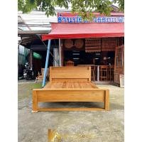 ราคา PF_Phrae | เตียงไม้สัก เตียงหัวช่อง ขนาด6ฟุต ขาโปร่ง (12783316)