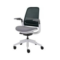 ราคา Modernform Steelcase เก้าอี้ Ergonomic รุ่น Series 1 โครงขาว พนักพิงกลาง เขียวเข้ม (12800297)