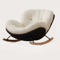 ราคา FairyHouse อาร์มแชร์ เก้าอี้โยก เก้าอี้พักผ่อน SF25-06 โซฟา โซฟาโยก เก้าอี้อย่างเดียว เบาะขาว+ดำ (12801818)