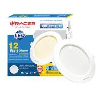 ราคา RACER ดาวน์ไลท์ฝัง LED กลม รุ่น QUALITY LUX (9W,12W,18W) |ZWF| 12 วัตต์ แสงเหลือง (12798674)
