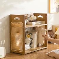 ราคา Loadingofficial-ชั้นวางแก้ว / ของใช้รุ่น 2 ชั้น งานไม้ไผ่ผสมหวายสไตล์ญี่ปุ่น 50 x 24 x 48 Cm สีไม้เข้ม (12813394)