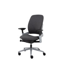 ราคา Modernform Steelcase เก้าอี้ Ergonomic รุ่น Leap พนักพิงกลาง เบาะและพนักพิงหุ้มผ้าสีเทาเข้ม (12816034)