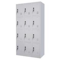 ราคา Decent ตู้ล็อคเกอร์เหล็ก12ช่อง พร้อมสายยู รุ่น 6-3L-B4 (เหล็กหนา0.6มม)สามาร ขาว (6-3L-B4) (12790395)