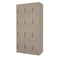 ราคา Decent ตู้ล็อคเกอร์เหล็ก12ช่อง พร้อมสายยู รุ่น 6-3L-B4 (เหล็กหนา0.6มม)สามาร ครีม (6-3L-B4) (12790396)