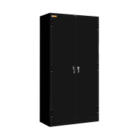 ราคา ตู้เก็บเอกสาร 2 บานเปิด มือจับบิด (มอก.) ไอคอนิค MLK-2M เหล็กหนา 0.5 มม. ดำ (12785999)